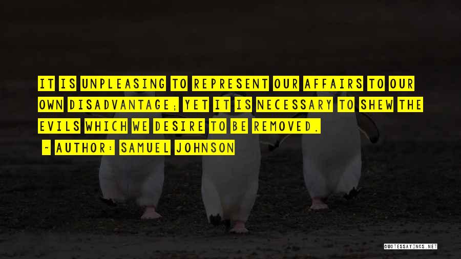 Necessary Evils Quotes By Samuel Johnson