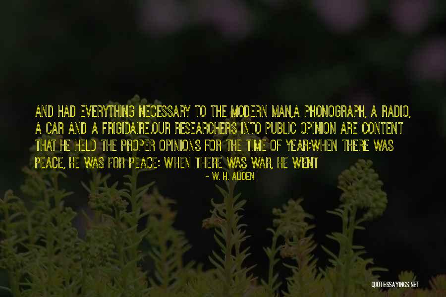 Necessary For Proper Quotes By W. H. Auden Necessary For Proper Quotes By W. H. Auden