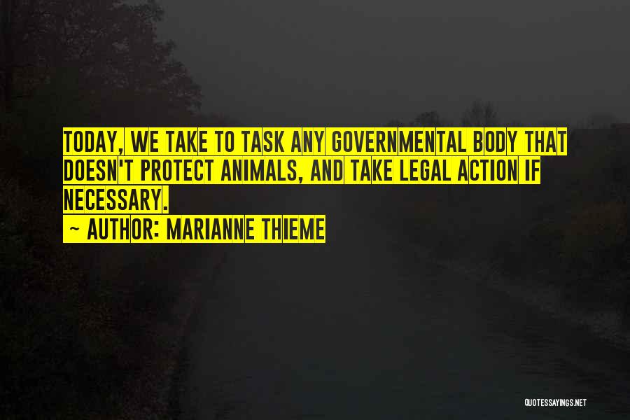 Necessary To Protect Ourselves Quotes By Marianne Thieme