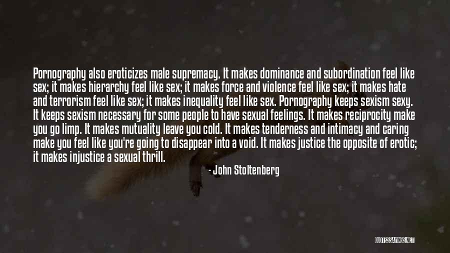 Necessary Violence Quotes By John Stoltenberg