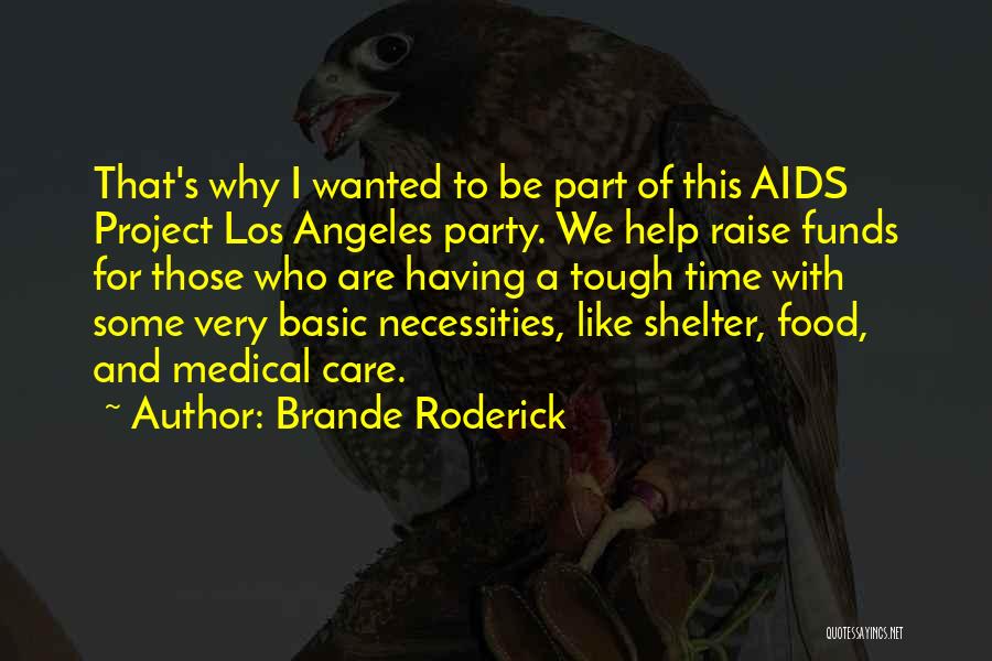 Necessities Quotes By Brande Roderick