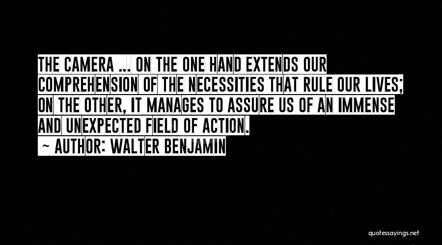 Necessities Quotes By Walter Benjamin