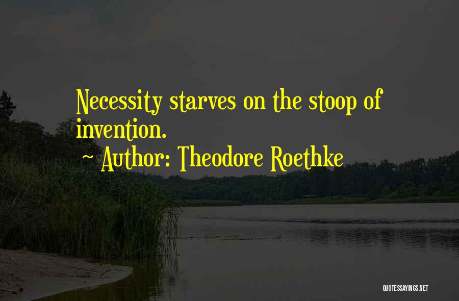 Necessity And Invention Quotes By Theodore Roethke