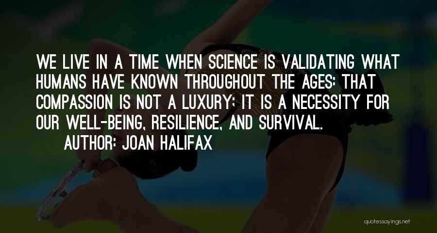 Necessity And Luxury Quotes By Joan Halifax