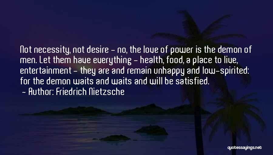 Necessity Of Food Quotes By Friedrich Nietzsche