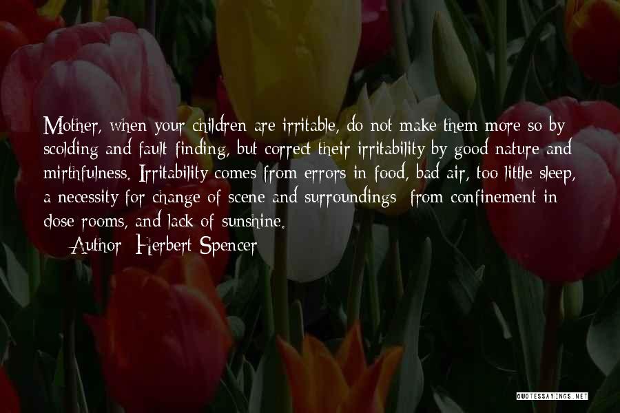 Necessity Of Food Quotes By Herbert Spencer