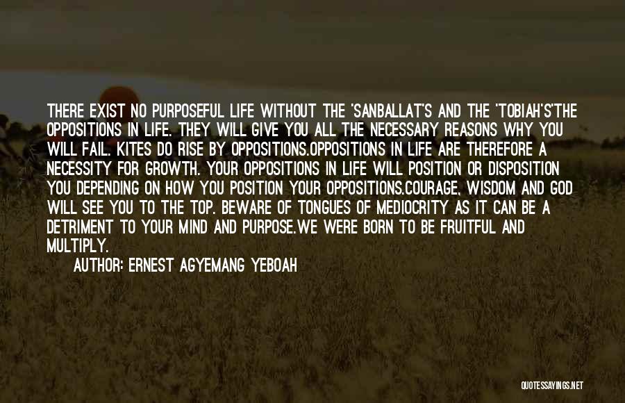 Necessity Of Life Quotes By Ernest Agyemang Yeboah