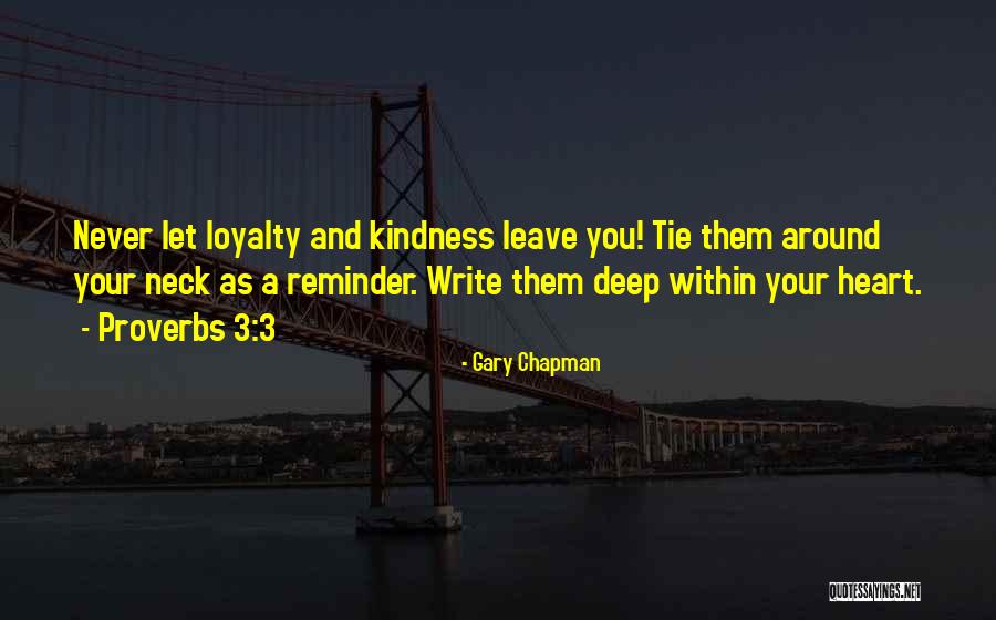 Neck Deep Quotes By Gary Chapman Neck Deep Quotes By Gary Chapman