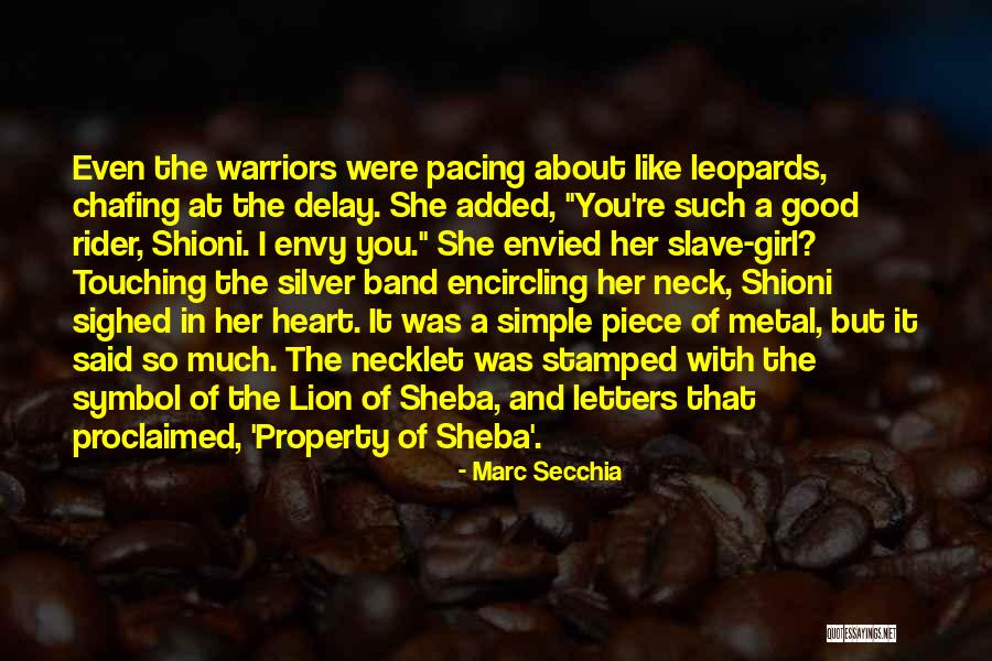 Necklet Quotes By Marc Secchia Necklet Quotes By Marc Secchia