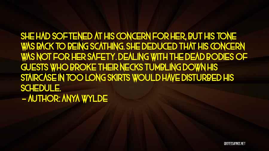 Necks Quotes By Anya Wylde