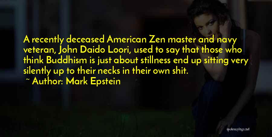 Necks Quotes By Mark Epstein
