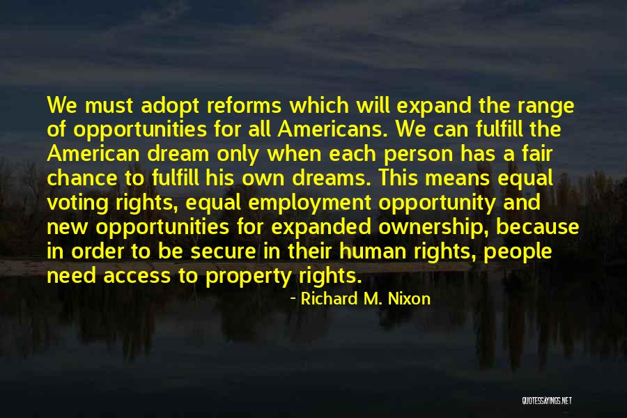 Need A Chance Quotes By Richard M. Nixon Need A Chance Quotes By Richard M. Nixon