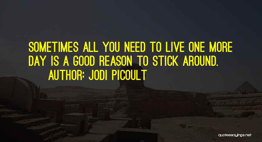 Need A Reason To Live Quotes By Jodi Picoult