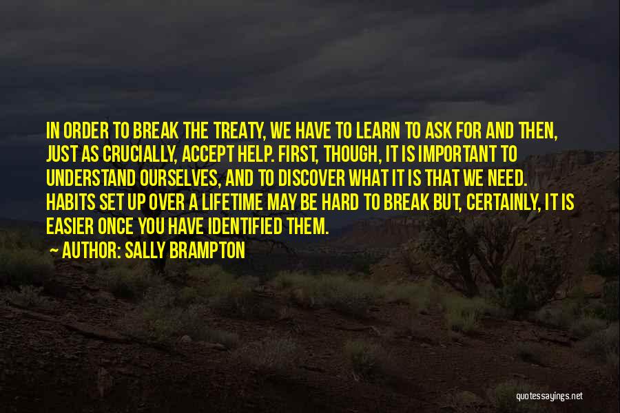 Need For Help Quotes By Sally Brampton