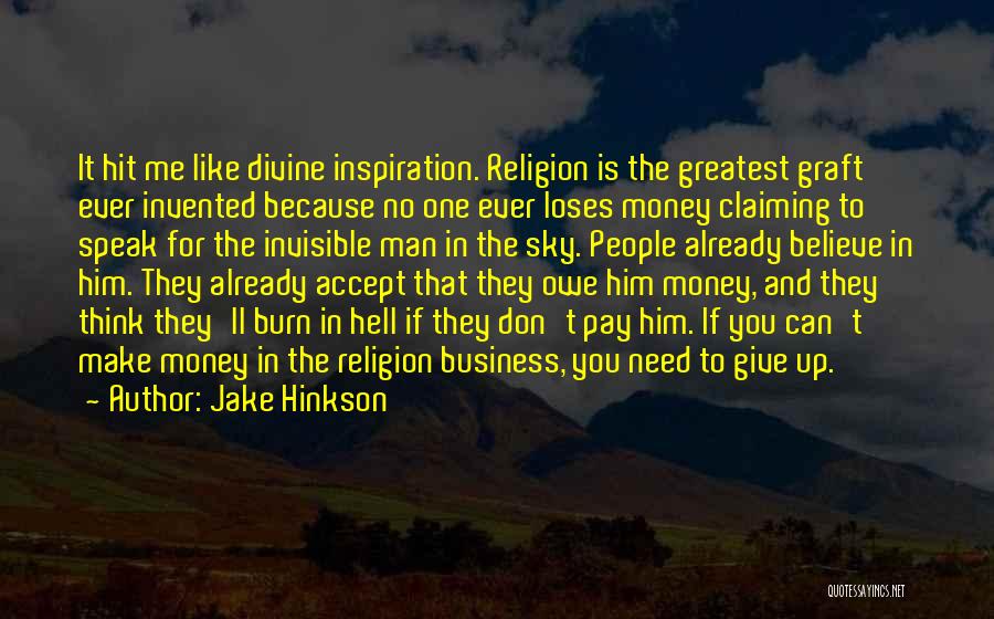 Need For Inspiration Quotes By Jake Hinkson