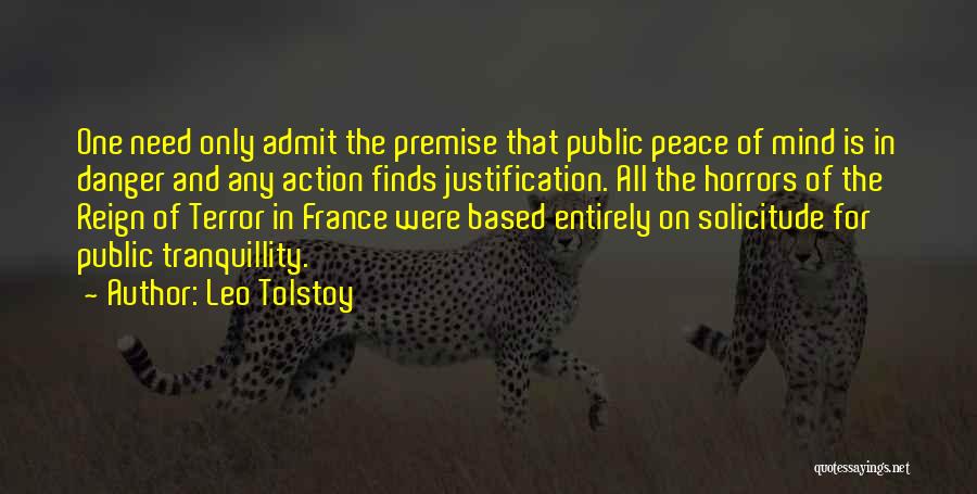 Need For Peace Quotes By Leo Tolstoy