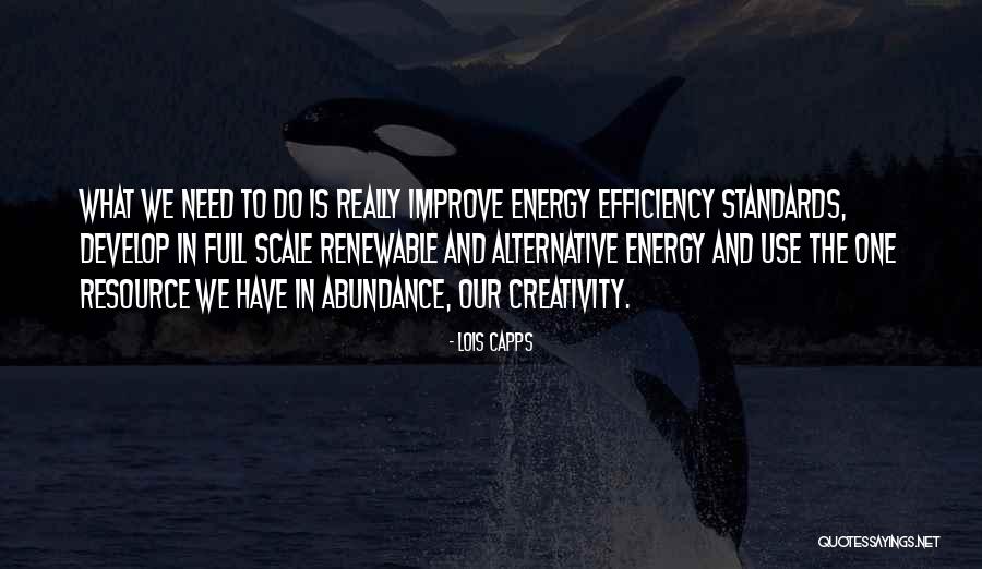 Need For Renewable Energy Quotes By Lois Capps