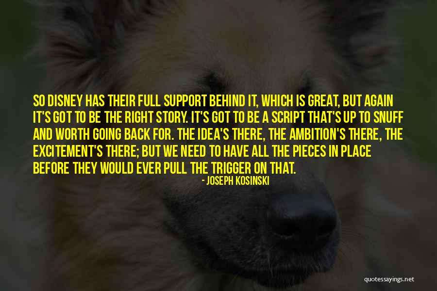 Need For Support Quotes By Joseph Kosinski Need For Support Quotes By Joseph Kosinski