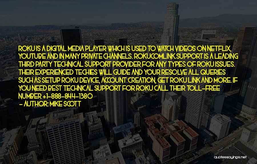 Need For Support Quotes By Mike Scott