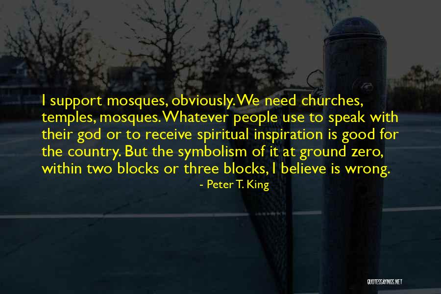 Need For Support Quotes By Peter T. King