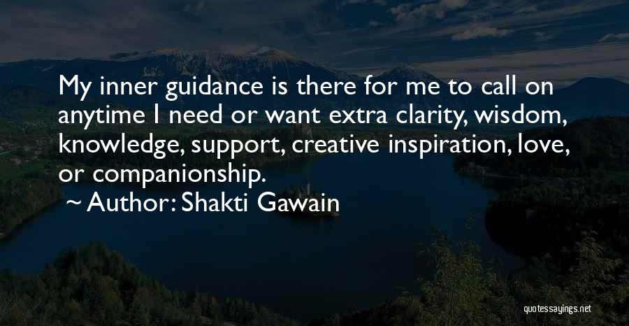 Need For Support Quotes By Shakti Gawain