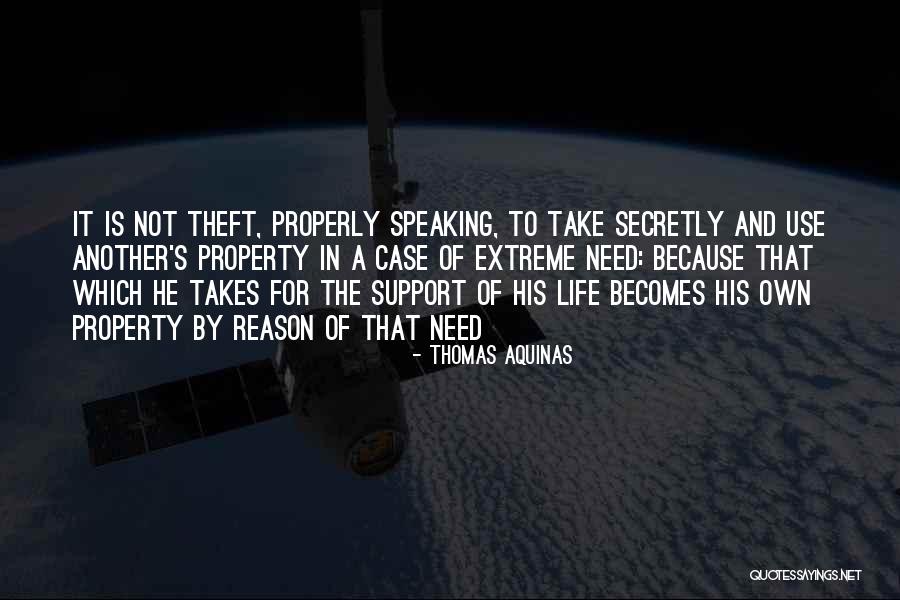 Need For Support Quotes By Thomas Aquinas