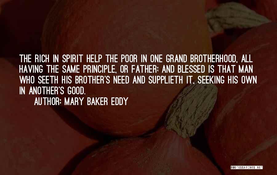 Need Good Man Quotes By Mary Baker Eddy