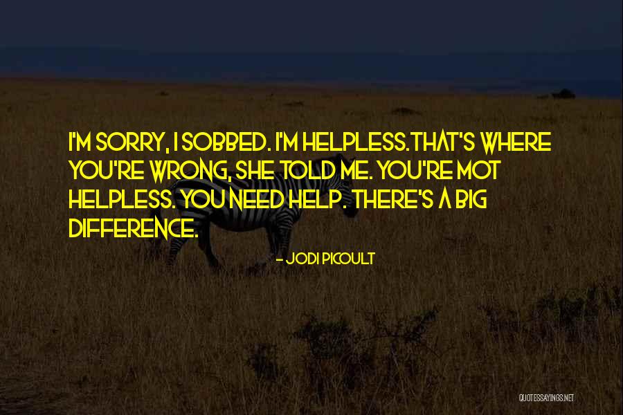 Need Help Quotes By Jodi Picoult Need Help Quotes By Jodi Picoult