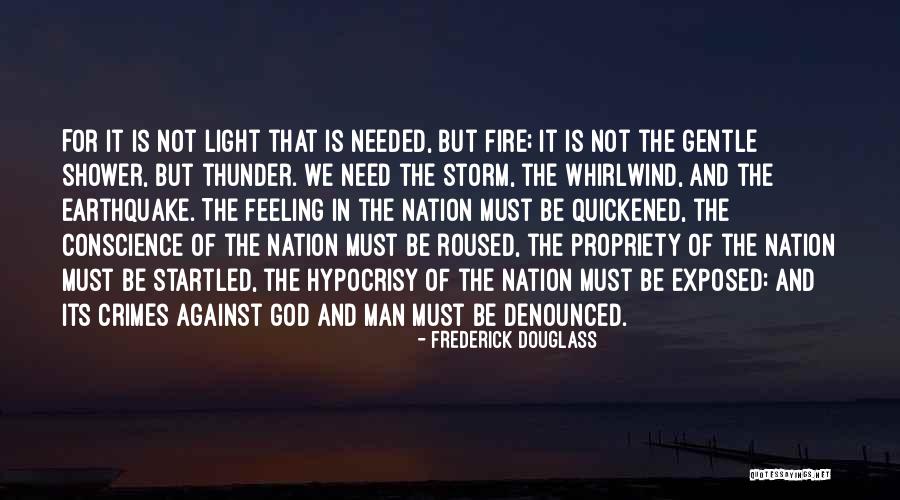 Need Of God Quotes By Frederick Douglass