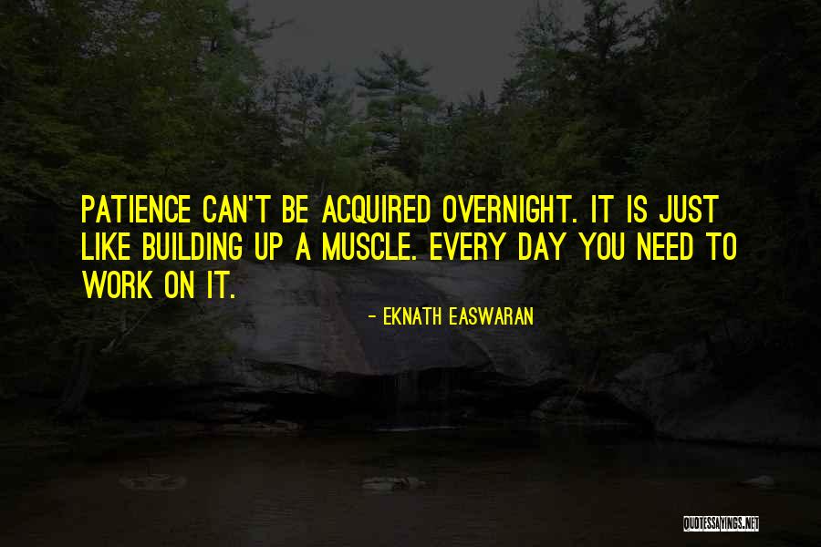 Need Patience Quotes By Eknath Easwaran Need Patience Quotes By Eknath Easwaran