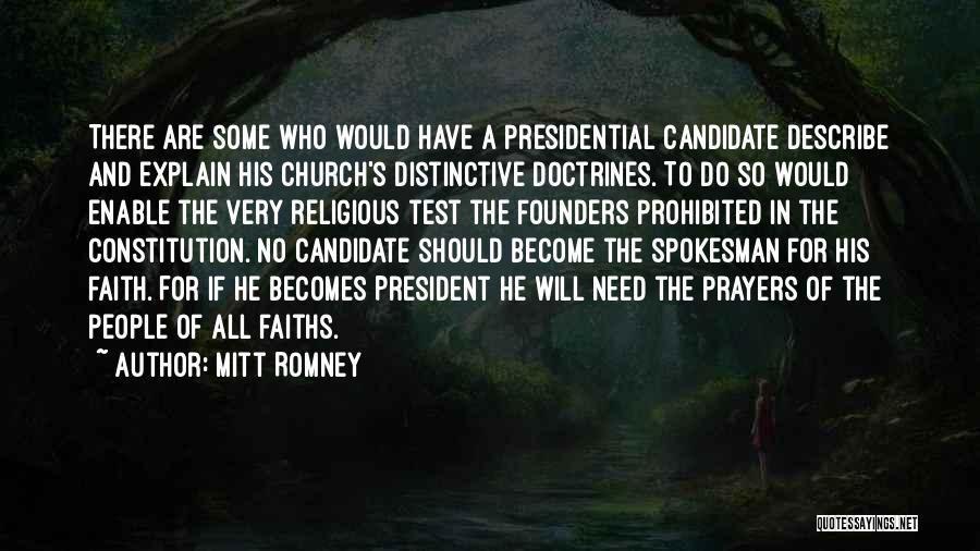 Need Prayer Quotes By Mitt Romney