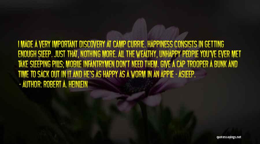 Need Sleeping Pills Quotes By Robert A. Heinlein