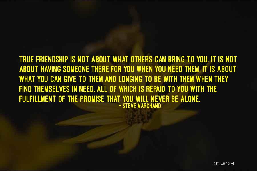 Need To Be Alone Quotes By Steve Marchand