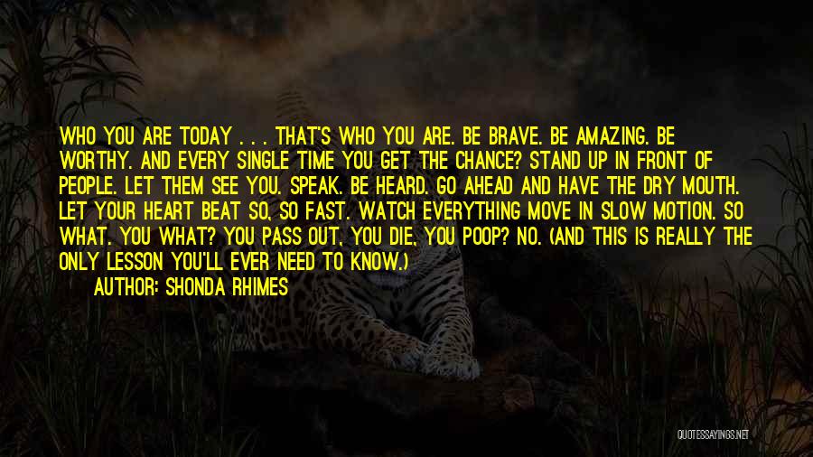 Need To Move Quotes By Shonda Rhimes
