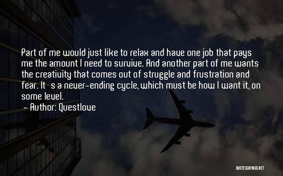 Need To Relax Quotes By Questlove