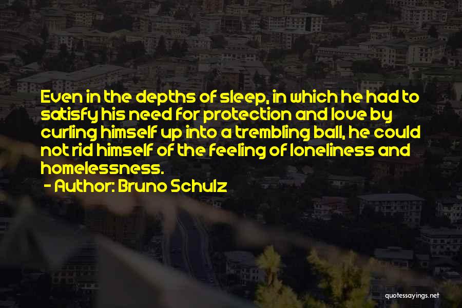 Need To Sleep Quotes By Bruno Schulz