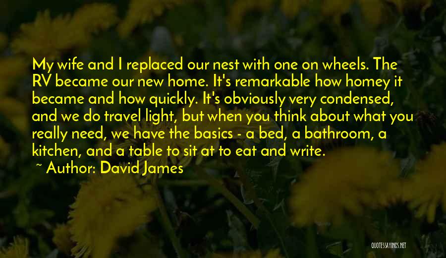 Need To Travel Quotes By David James