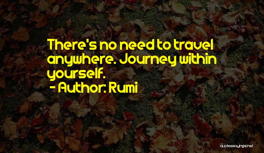 Need To Travel Quotes By Rumi