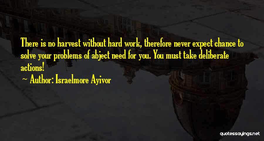 Need To Work Hard Quotes By Israelmore Ayivor