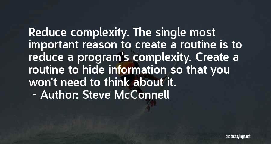 Need You The Most Quotes By Steve McConnell