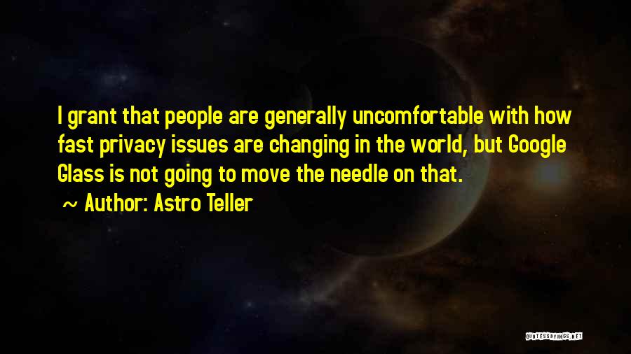 Needle Quotes By Astro Teller