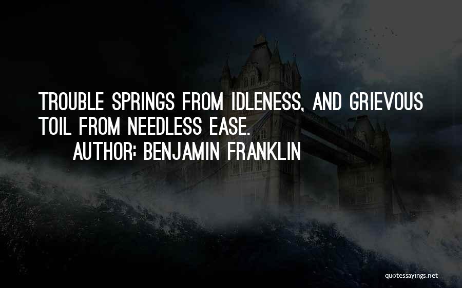 Needless Quotes By Benjamin Franklin