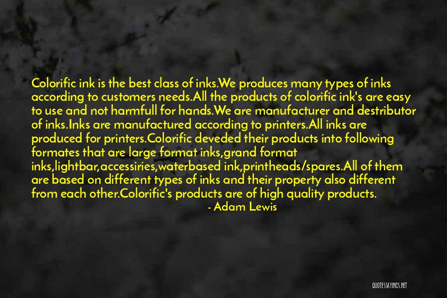 Needs That Customers Quotes By Adam Lewis