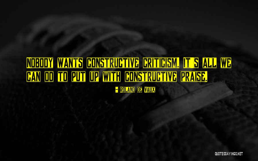 Neegah Quotes By Roland De Vaux Neegah Quotes By Roland De Vaux