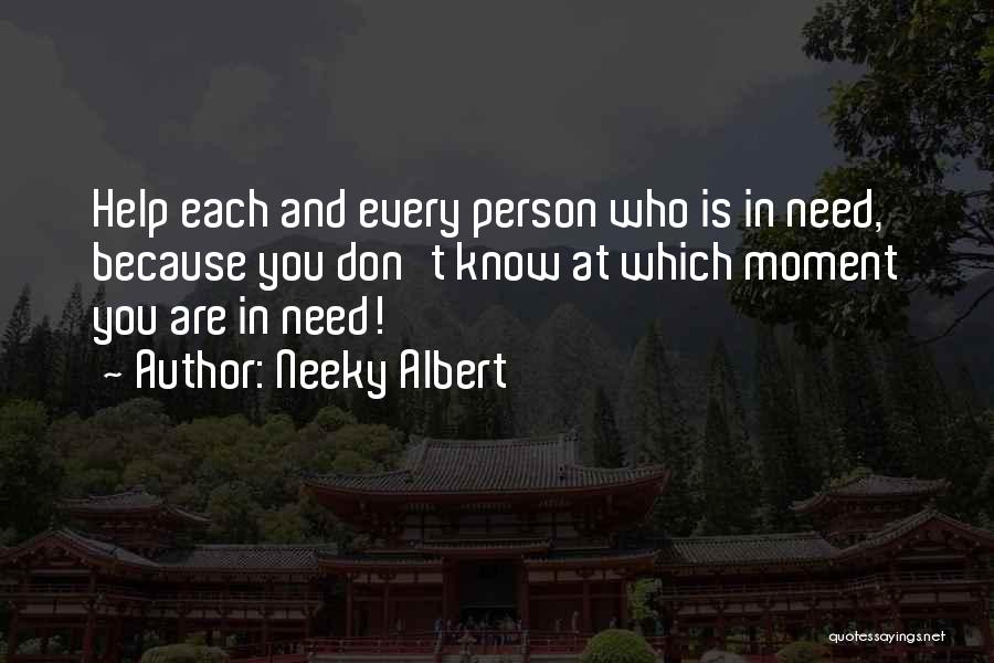 Neeky Albert Quotes 1248800