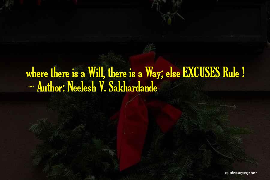 Neelesh V. Sakhardande Quotes 1580717