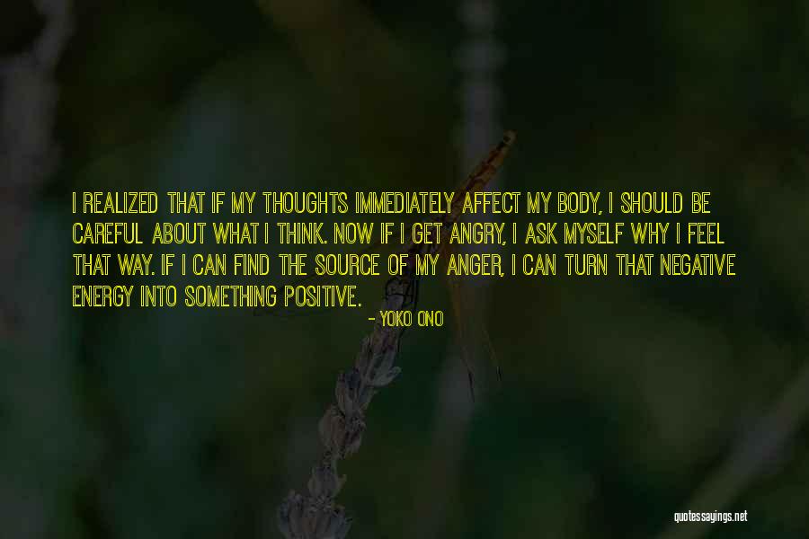 Negative Anger Quotes By Yoko Ono Negative Anger Quotes By Yoko Ono