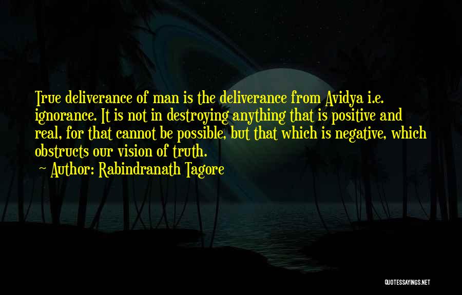 Negative But Positive Quotes By Rabindranath Tagore