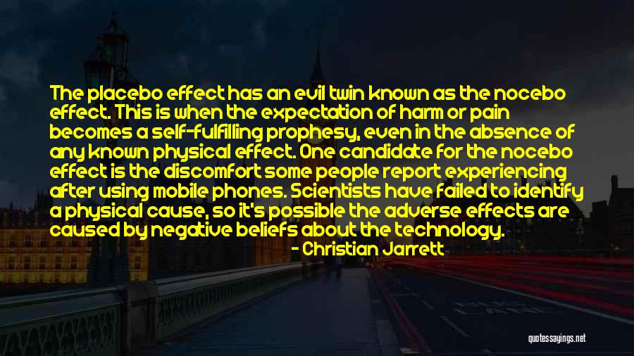 Negative Effect Of Technology Quotes By Christian Jarrett