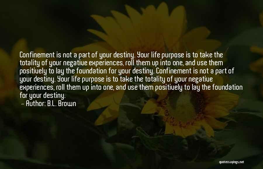 Negative Life Experiences Quotes By B.L. Brown